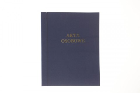 Teczka do akt osobowych A4 ABCDE niezadrukowana granatowy karton Warta (021824339102)