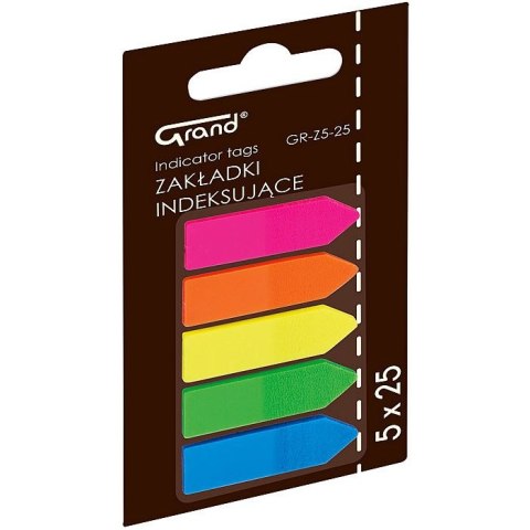 Zakładki indeksujące Strzałki 125k [mm:] 45x12 Grand (GR-Z5-25)