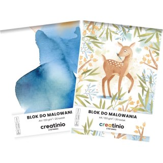 Blok rysunkowy A4 biały 120g 20k Top 2000 (400176686)