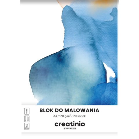 Blok rysunkowy A4 biały 120g 20k Top 2000 (400176686)