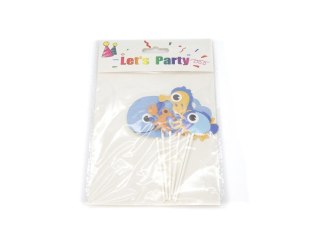 Dekoracja na tort topper rybki One Dollar (362307)