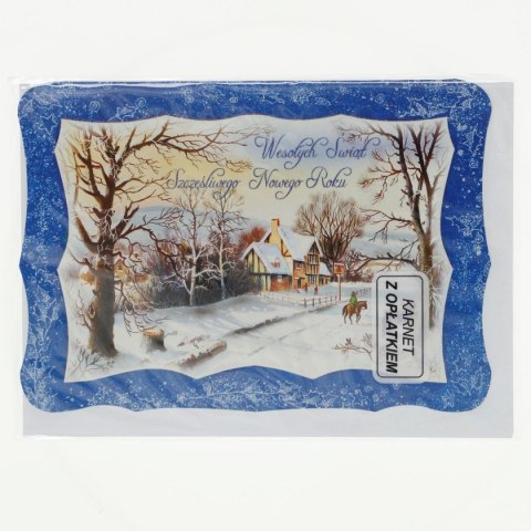 Kartka składana B6 opłatek bn Panorama (B6)