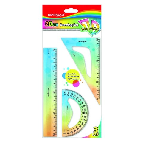 Komplet geometryczny 3 el. Keyroad (KR972402)