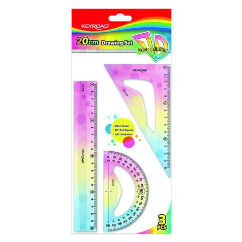 Komplet geometryczny 3 el. Keyroad (KR972402)