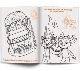 Książka dla dzieci Hot Wheels™ Kolorowanka z Naklejkami Ameet (NA-1601)