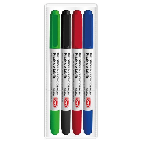 Marker suchościeralny wkład 4 kolory Toma