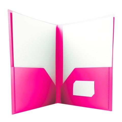 Skoroszyt A4 5903242103360 różowy polipropylen PP Tetis (BT619-R (120))
