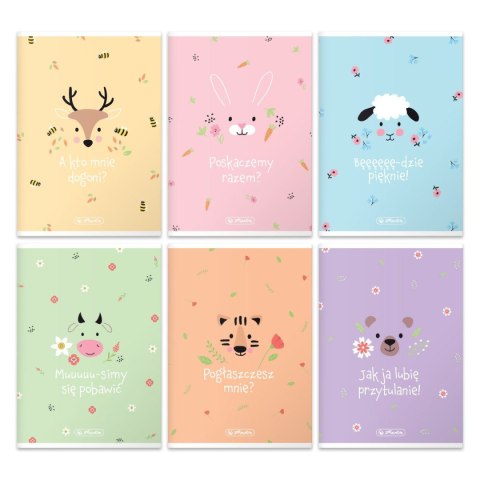 Zeszyt A5 Pastel Cute 32k. krata Herlitz (9553934)