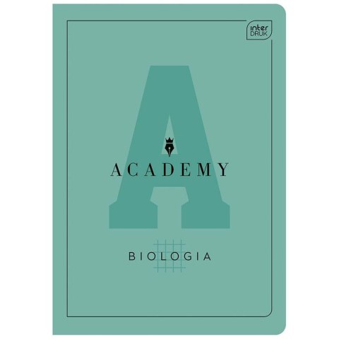 Zeszyt tematyczny A5 ACADEMY 60k. 90g krata Interdruk (ZE60#BIOACA)