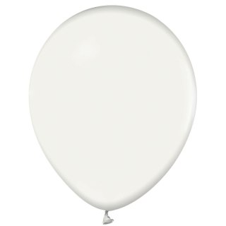 Balon gumowy Beauty&Charm metaliki białe 10szt. biały metalizowany 300mm 12cal Godan (CB-1MBI)