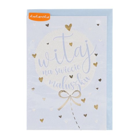 Kartka składana C6 PR [mm:] 115x165 Kukartka