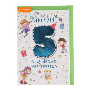 Kartka składana C6 PR [mm:] 115x165 Kukartka