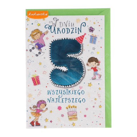 Kartka składana C6 PR [mm:] 115x165 Kukartka