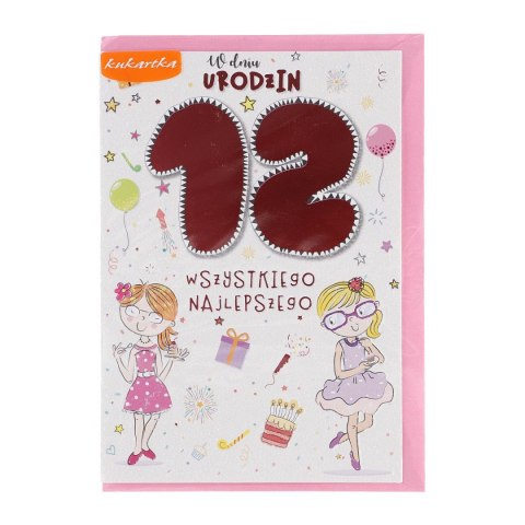 Kartka składana C6 PR [mm:] 115x165 Kukartka