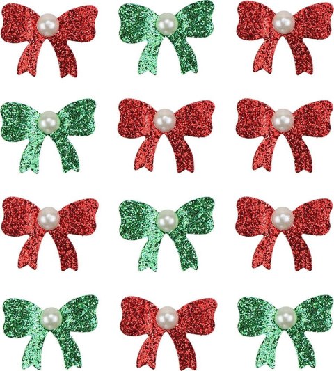 Ozdoba papierowa Craft-Fun Series Kokardki z kryształkiem Titanum (DIY-XM(501))