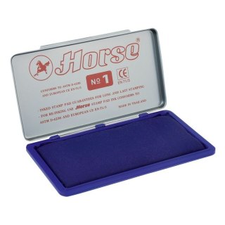 Poduszka do stempli Nr 1 niebieska [mm:] 74x150 Horse (140-1018)