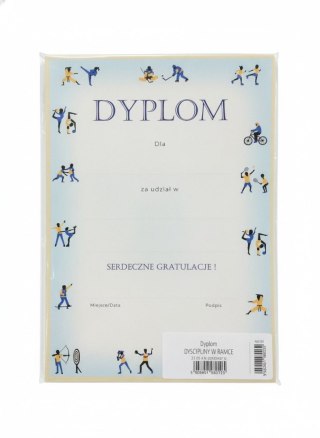 Dyplom A4 Dyscypliny w ramce Henry (5908451980115)