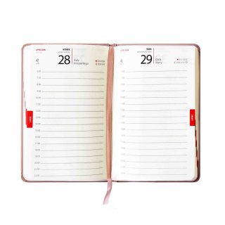 Kalendarz książkowy (terminarz) DZIENNY LUX metalic B6 Avanti (KKB6DL)