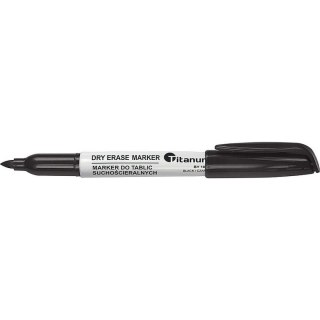 Marker suchościeralny wkład czarny 2,0mm okrągła końcówka Titanum (BY1002)