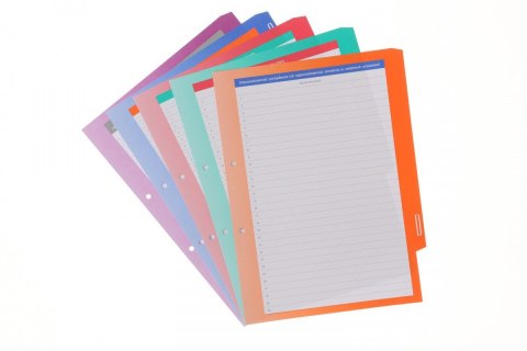 Przekładka alfabetyczna do akt osobowych ABCDE A4 biała a-z Resta (44183)