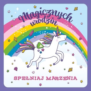 Kartka składana kw KARNET KW NEON UNICORN TECZA Henry (5907465664417)