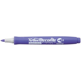 Marker permanentny pastelowy decorite wkład fioletowy 1,0mm pędzelek końcówka Artline (AR-033 6 4)