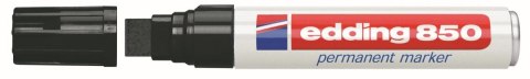 Marker permanentny wkład czarny 5,0-15,0mm ścięta końcówka Edding (850)