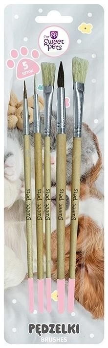 Pędzel The Sweet Pets z naturalnego włosia Rexus (2334)