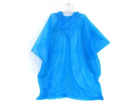 Płaszcz poncho, dla dorosłych, winylowe z kapturem, mix kolorów, 100x80cm Adar (216402)