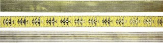 Wstążka Craft-Fun Series Boże Narodzenie 3 wzory 15x2 [mm x m] biało-złoty Titanum (A-28(4#))