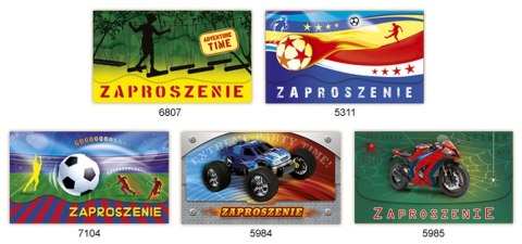 Zaproszenie Duże Chłopiec Merigraf (5902221801358)