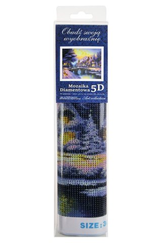 Zestaw kreatywny Diamentowa mozaika 30x40cm Zima Flamingo Line (TGD72807)