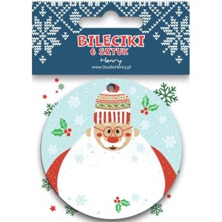Bileciki do prezentów MIKOŁAJ Z BRODA Henry (5905701485666)