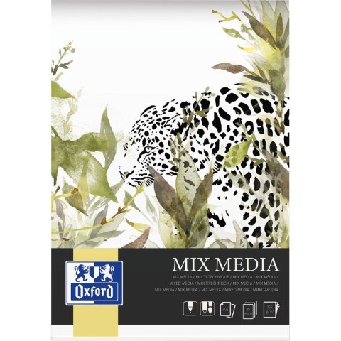 Blok artystyczny DO MIXMEDIA A4 225g 25k Oxford (400166123)
