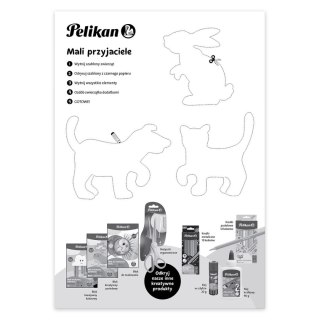 Blok rysunkowy kreatywny premium czarny A4 czarny 10k Pelikan (9589037)