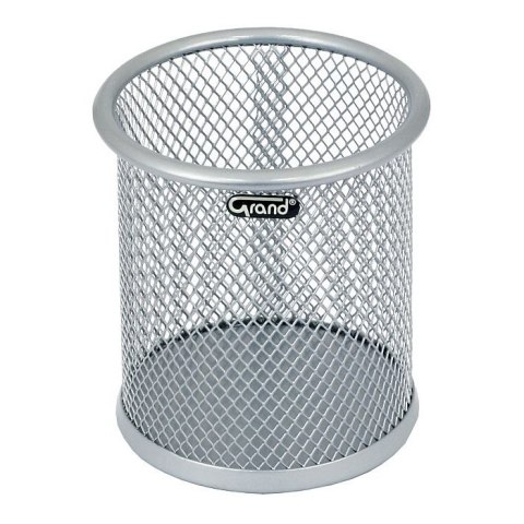 Pojemnik na długopisy srebrny metal Grand (GR-004)