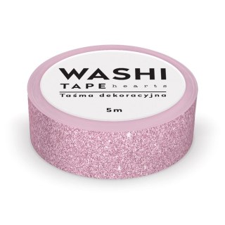 Taśma ozdobna taśma samoprzylepna HEARTS 5M 15x5 [mm x m] mix Interdruk (5902277325891)