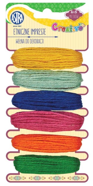 Włóczka 5m etniczne inspiracje 6 kol. Astra Creativo