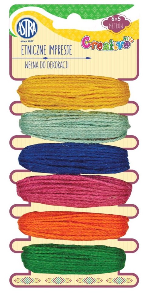 Włóczka 5m etniczne inspiracje 6 kol. Astra Creativo