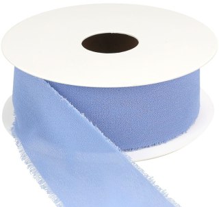 Wstążka Craft-Fun Series szyfonowa strzępiona 40x10 [mm x m] niebieski Titanum (WJ40-10-001)