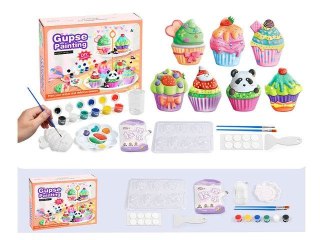 Zestaw kreatywny dla dzieci odlewy gipsowe babeczki Bigtoys (BZK2761)