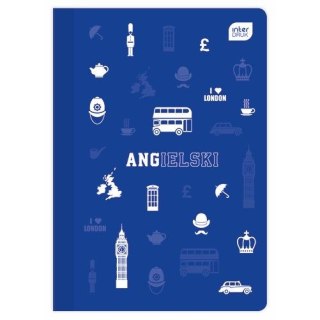 Zeszyt tematyczny A5 Język angielski 60k. 70g krata Interdruk