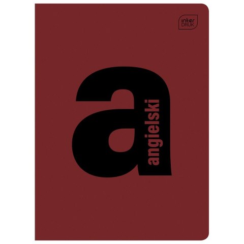 Zeszyt tematyczny A5 Język angielski 60k. 70g krata Interdruk