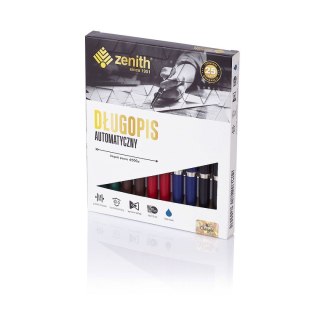 Długopis Zenith 4 nikiel wkład niebieski 0,7mm Zenith