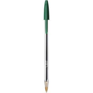 Długopis olejowy Cristal wkład zielony 1,0mm Bic