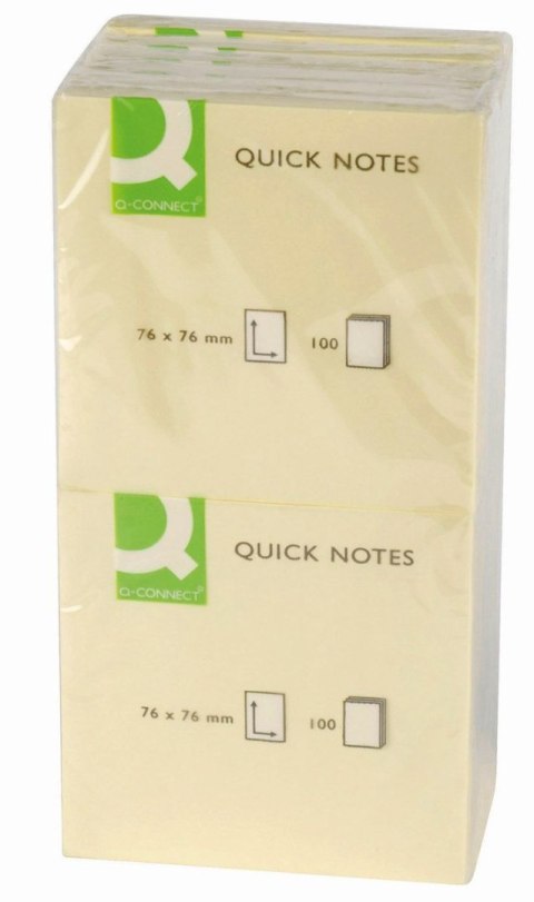 Notes samoprzylepny (karteczki) żółty 100k [mm:] 76x76 Q-Connect (KF10502)