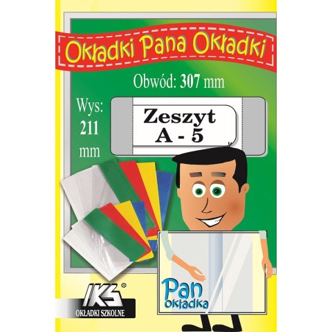 Okładka A5 [mm:] 307x211 IKS (Zeszyt A5)