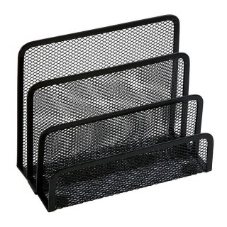 Przybornik na biurko czarny metal Grand (GR-034)