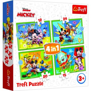 Puzzle 4w1 el. Trefl (34616)