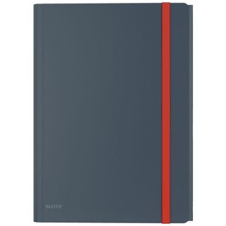 Teczka plastikowa na gumkę Cosy A4 szary ciemny Leitz (46190089)